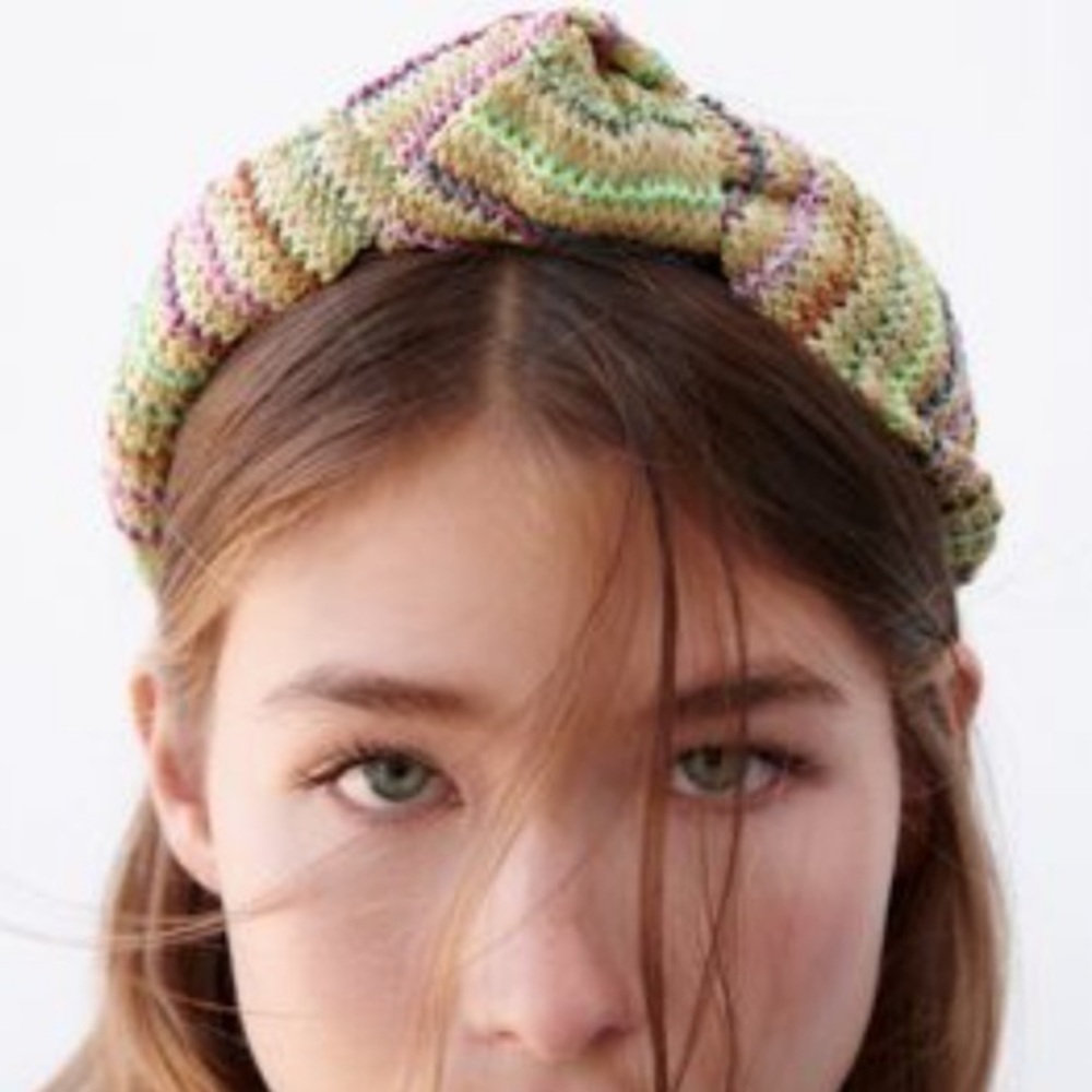 Zara NWT woven knotted headband
